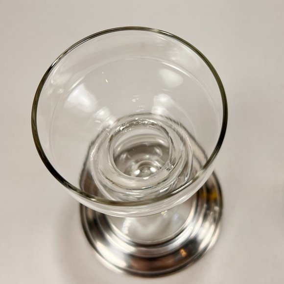 Vtg B I Candle Stick Holder Sterling Silver Base Cut Glass Lot of 2 - Picture 6 of 16